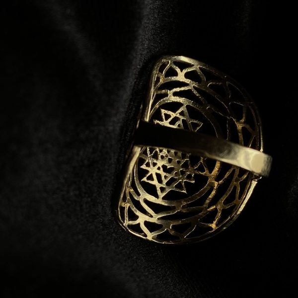 Gold Codes Lux Lakshmi Yantra Ring