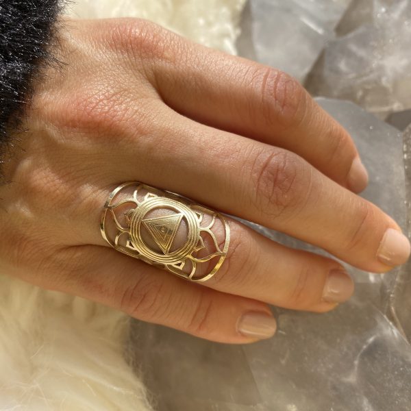 Gold Codes Lux Kali Yantra Ring